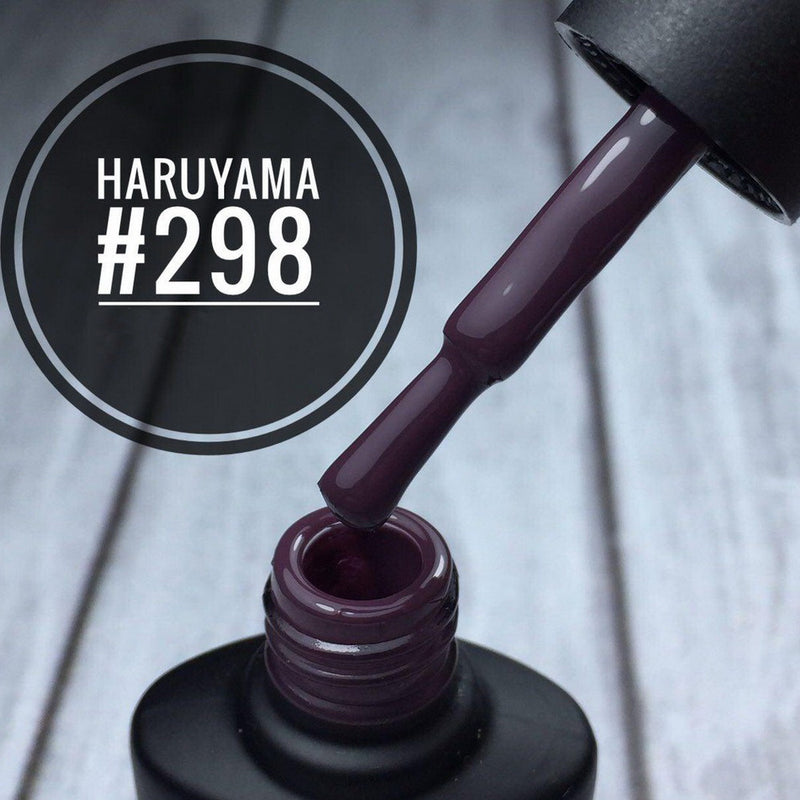 Haruyama Purple gel nail polish 298 for Russian manicures and pedicures