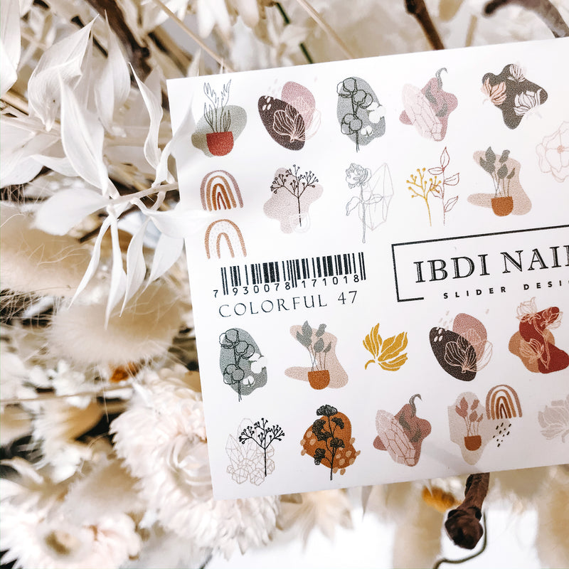 IBDI Leaf nail decals