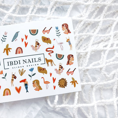 IBDI animal nail decals