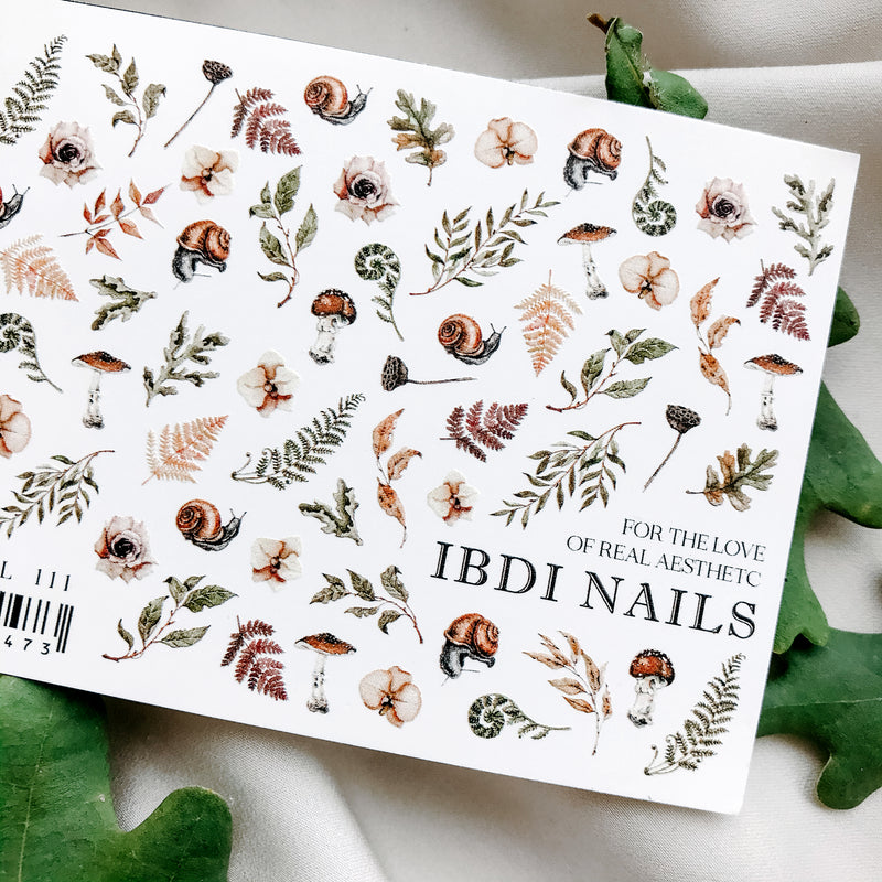 IBDI Autumn nail decals