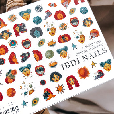 IBDI waterslide nail decals for manicures and pedicures