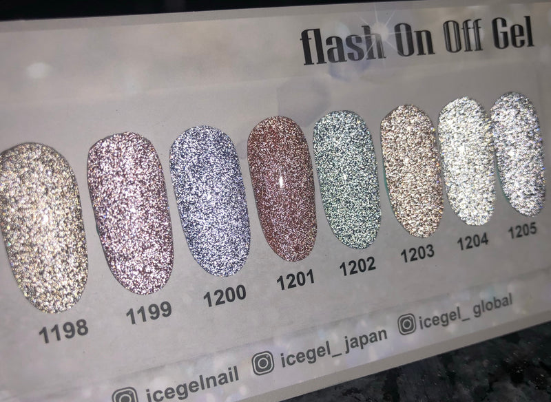 ICEGEL Flash on / off gel nail polish for manicures and pedicures