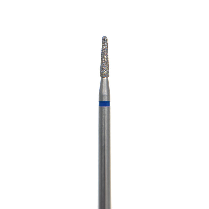 Diamond e-file nail drill bits, medium grit rounded cone