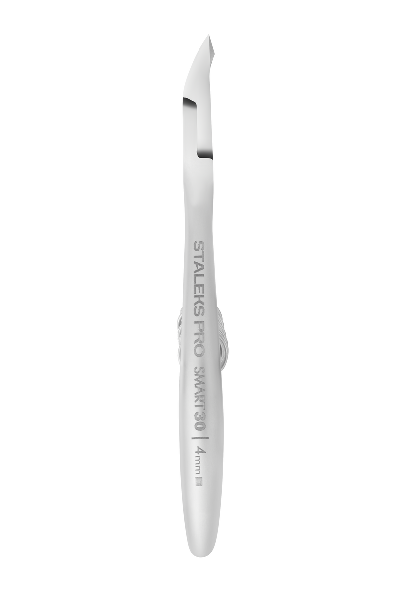 Side view of NS-30-4 STALEKS PRO professional cuticle nippers