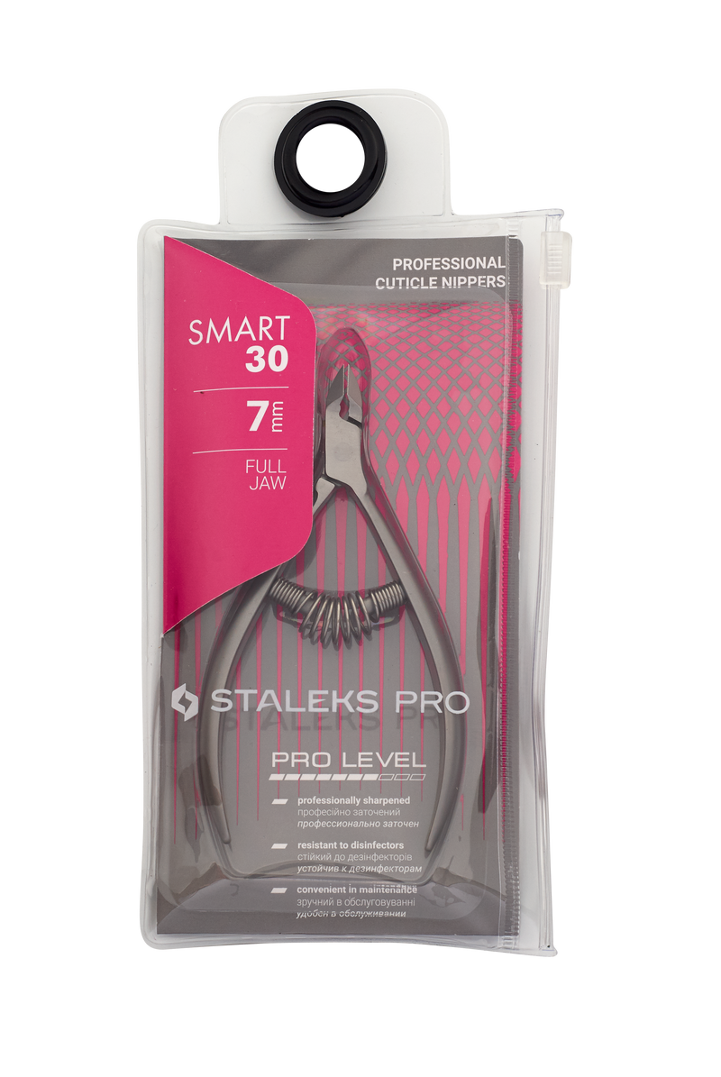 STALEKS PRO NS-30-7 cuticle nippers in package