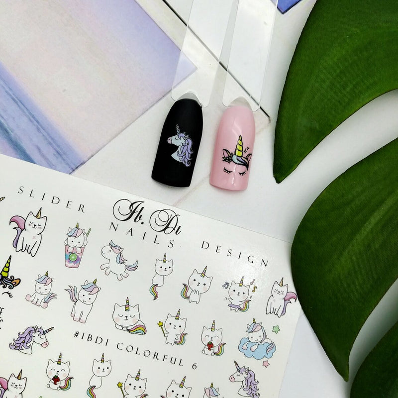Nail decal perfect for manicure and pedicure