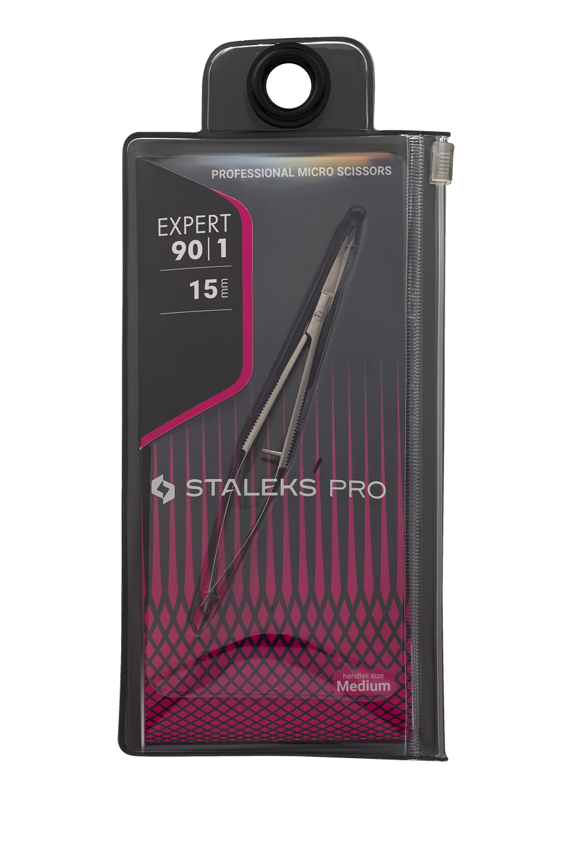 STALEKS PRO Expert 90 cuticle scissors in package