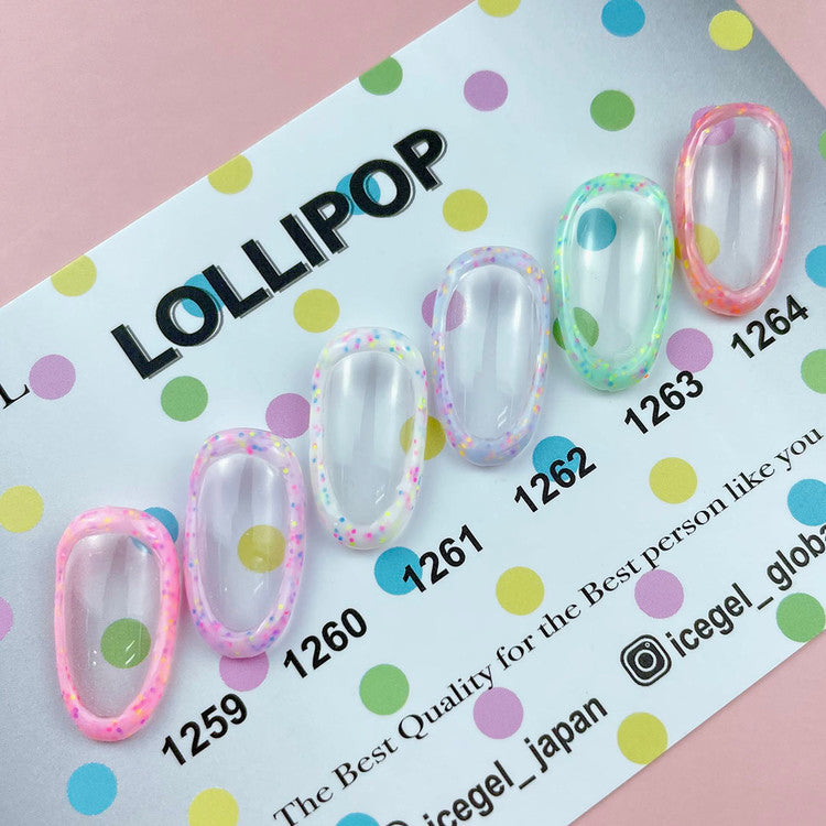ICEGEL Lollipop gel polish for manicures and pedicures
