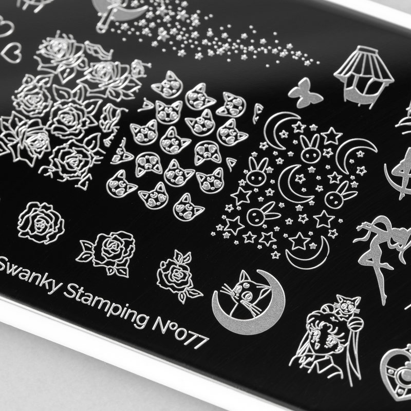 Swanky Stamping plates with anime designs