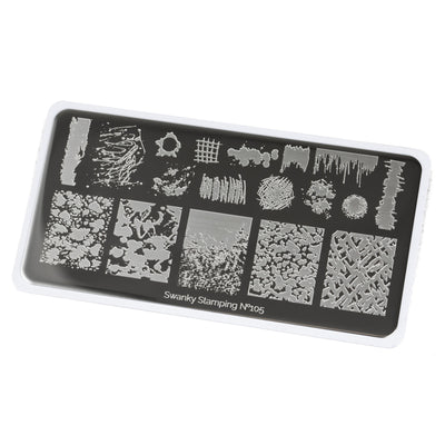 Swanky Stamping abstract nail art stamping plate