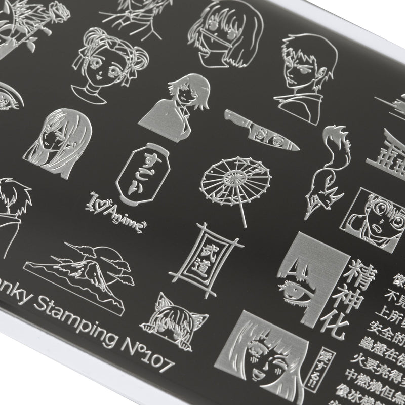 Swanky Stamping plates for anime nail art