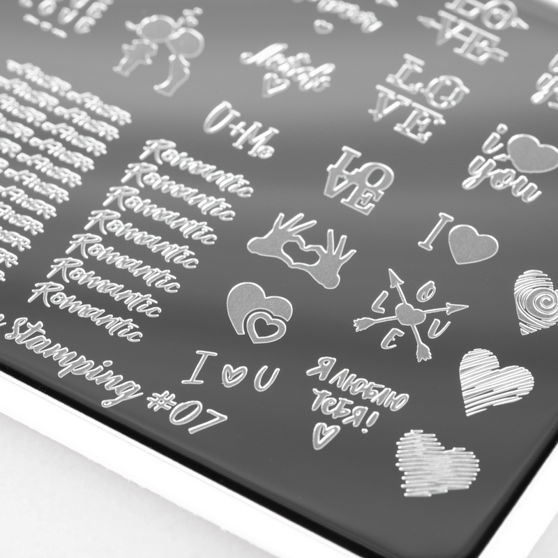 Swanky Stamping Valentines Day nail stamping plates for manicures and pedicures