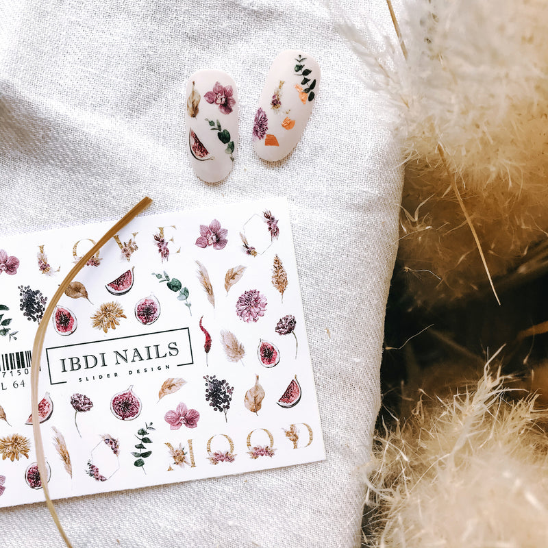 IBDI nail decals perfect for fall and autumn nail art