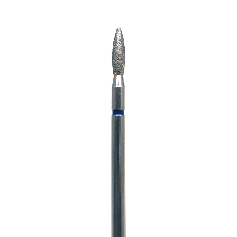 Diamond e-file nail drill bits 2.3mm - flame (Drop), medium grit, Russ ...