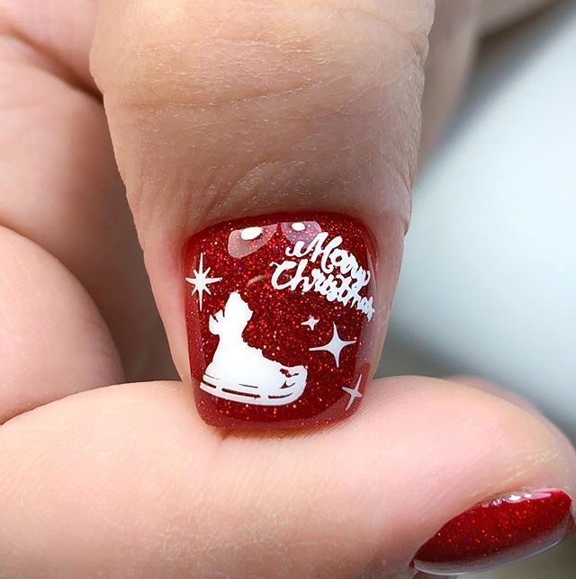 Swanky Stamping Christmas nail art stamping plate