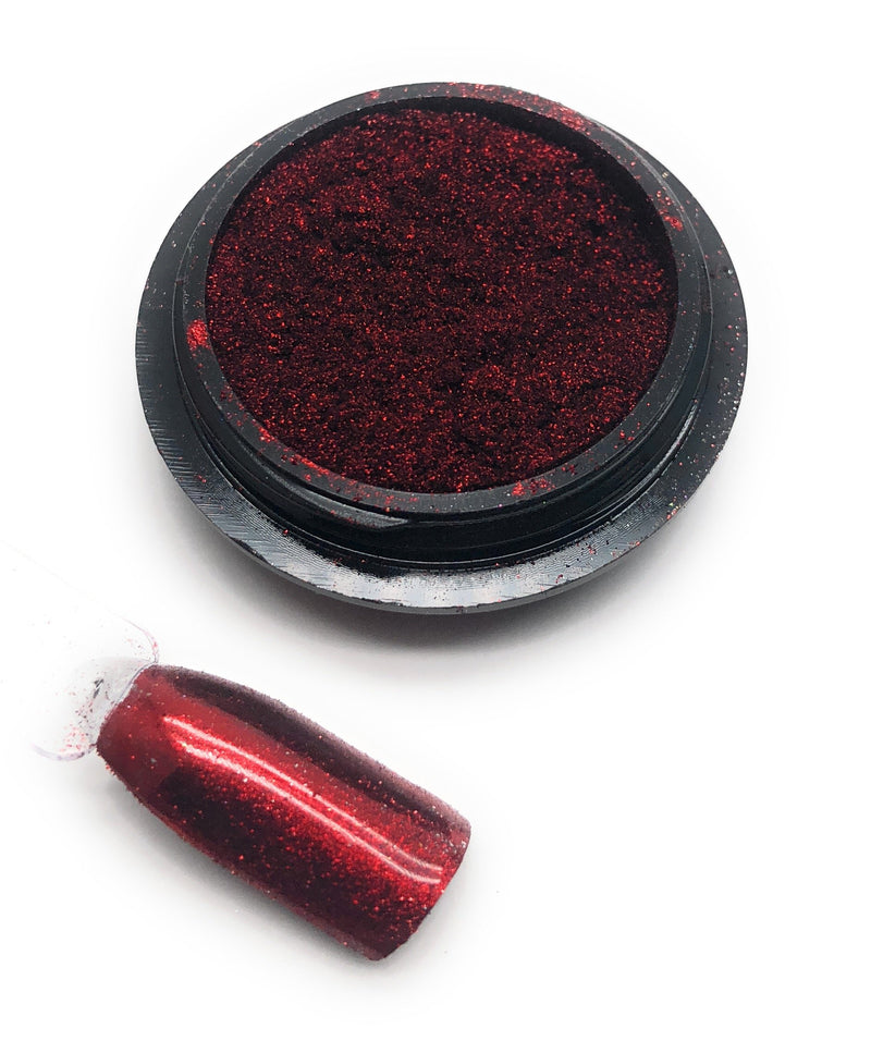 Red pigment powder for use in a manicure