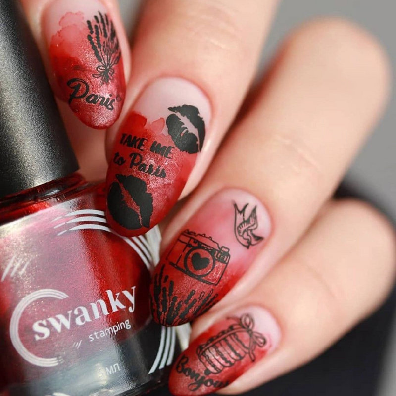 Swanky Stamping plates for nail art