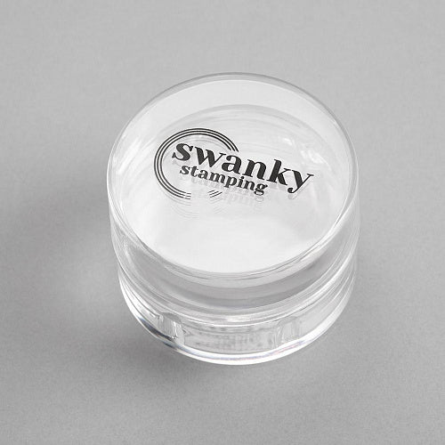 Swanky Stamping round mini stamp