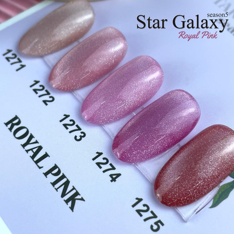 ICEGEL Star galaxy royal pink gel nail polish