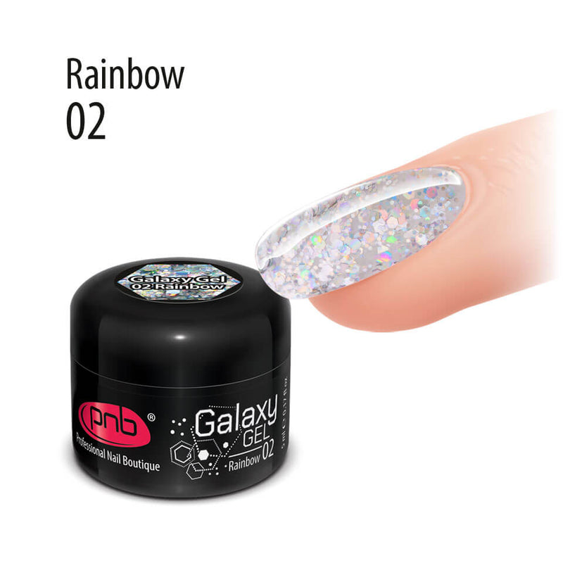 PNB glitter holographic gel for Russian manicure