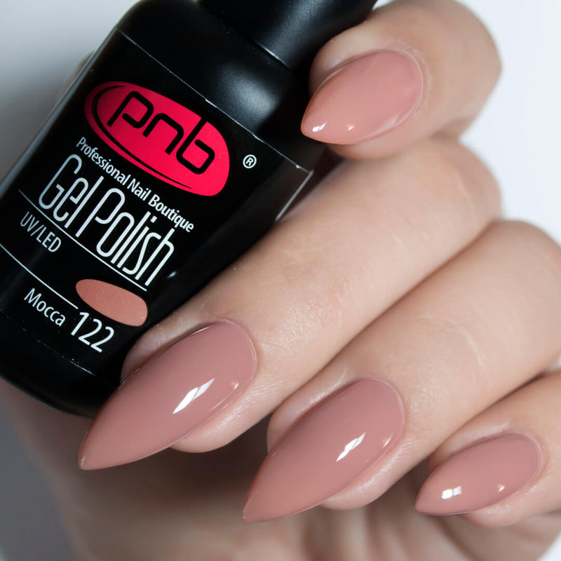 PNB perfect white gel nail polish for manicures and pedicures. Manufactured in Ukraine