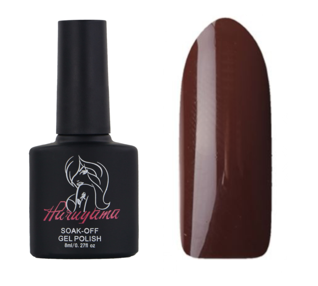 Haruyama chocolate Brown gel nail polish 446 – NashlyNails