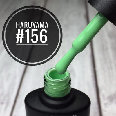 Haruyama Green gel nail polish 156 for Russian manicures and pedicures