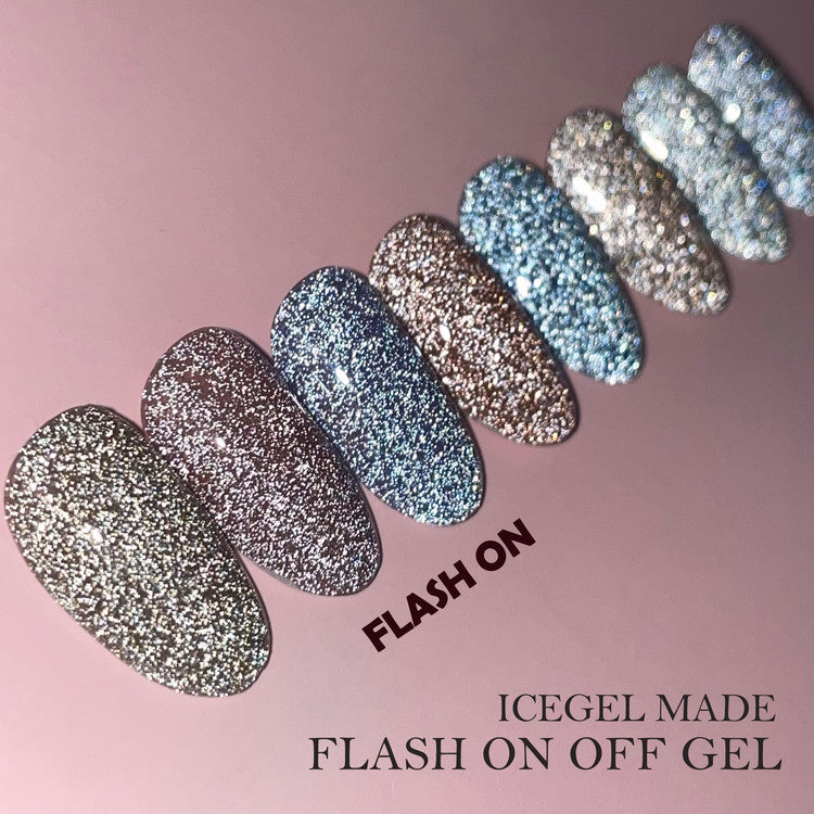 ICEGEL Flash on / off gel polish 1198-1205 – NashlyNails