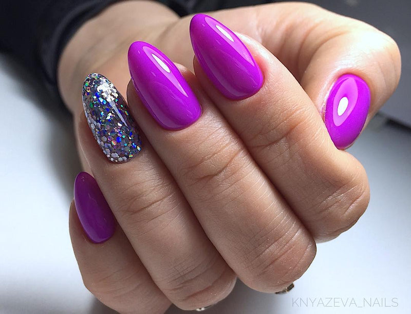 Haruyama Neon Purple gel nail polish 189