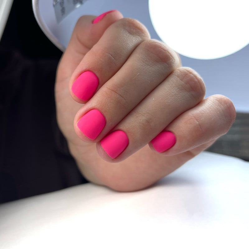 Haruyama Bright Neon Pink gel nail polish 021