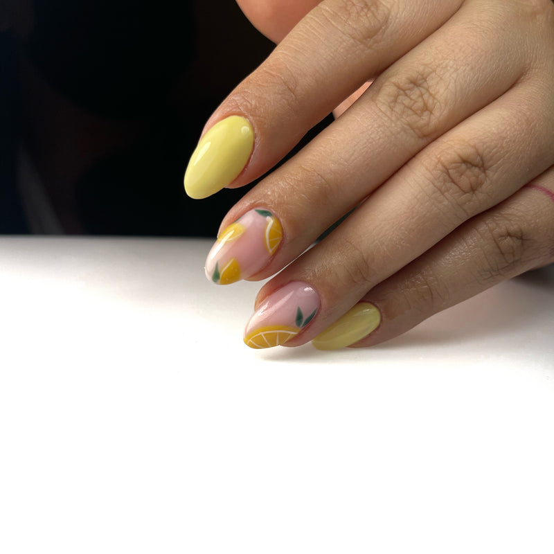 Haruyama yellow / beige gel nail polish MV 011