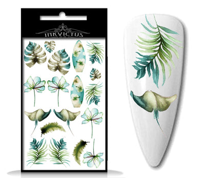 INKVICTUS summer waterslide nail decals for nail art