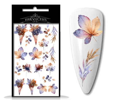 INKVICTUS Autumn nail decals for manicure and pedicure nail art