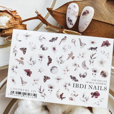 IBDI animal waterslide nail decals for manicures and pedicures