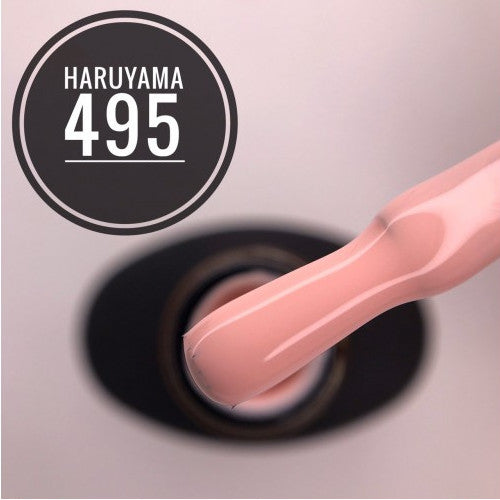 Haruyama light orange gel nail polish for manicures and pedicures