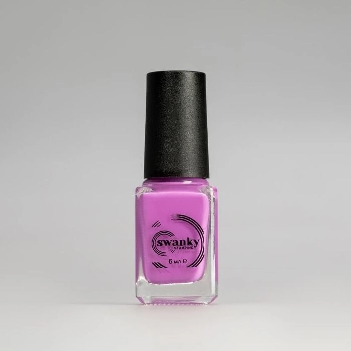 neon pink nail polish for stamping plates