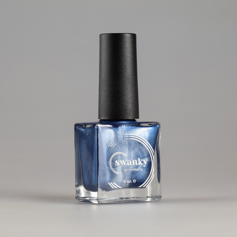 Swanky Stamping polish, metallic blue Metallic09