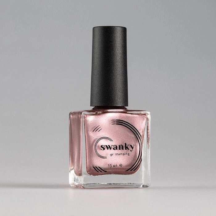Swanky Stamping polish, metallic pink Met03