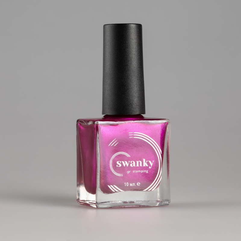 Swanky Stamping polish, metallic purple Met10