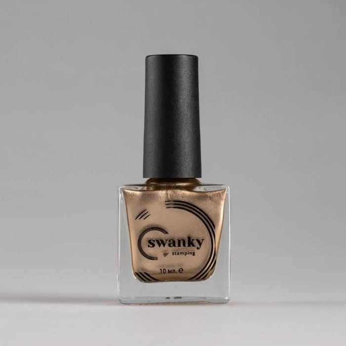 Swanky Stamping polish, metallic light gold met02