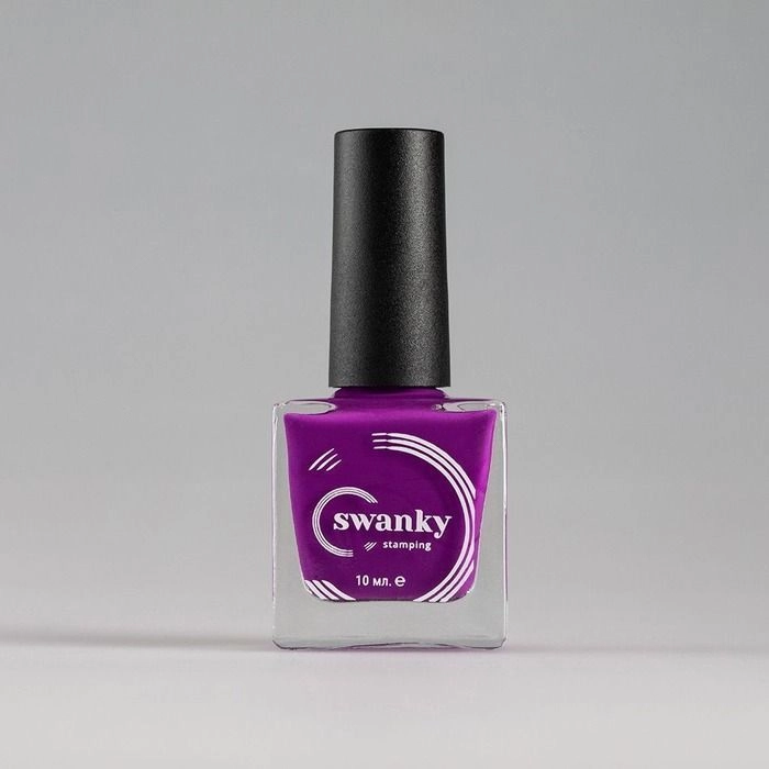 Purple stamping polish for nail art