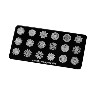 Swanky Stamping nail stamp plate for manicures and pedicures