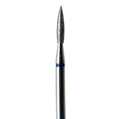 Diamond e-file nail drill bit 1.6mm -Flame, Medium grit, electric file nail drill bits for Russian manicure
