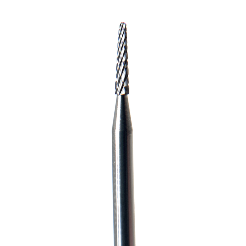 Carbide ornament and gem nail drill bit for Russian manicure, used to remove rhinestones and other ornaments imbedded into gel polish
