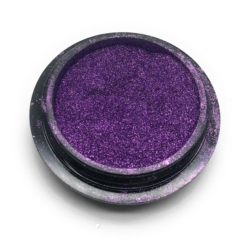 Purple pigment powder for manicures and pedicures