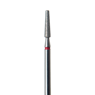 Diamond e-file nail drill bit 2.5mm - cone, medium grit, electric file nail drill bits for Russian manicure