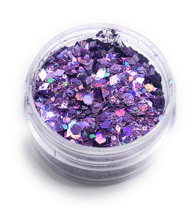 NOCTIS Purple nail art glitter for manicures and pedicures