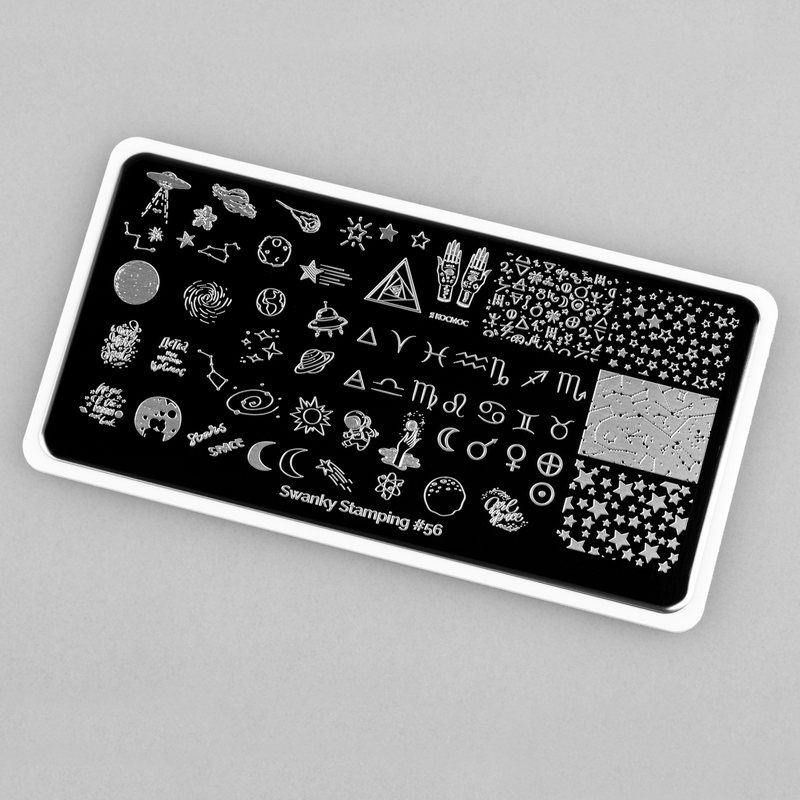 Swanky Stamping plates with space designs