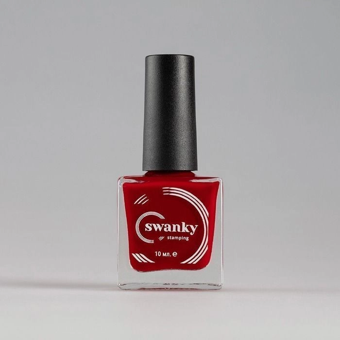Red stamping polish for nail art