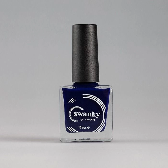 Swanky Stamping polish color blue